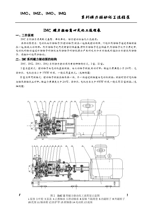 化工设备-IM新新C 磁力驱动离心式化工流程泵