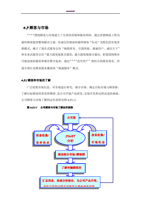 卓越绩效自评报告(3.顾客与市场)