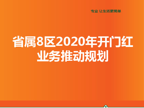 2020鼠年开门红业务推动规划举措38页