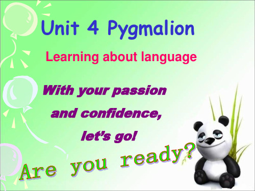 人教课标版高中英语选修8Unit4Learning about language(共18张PPT)