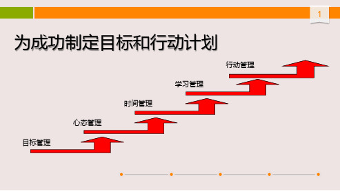 为成功制定目标和行动计划(PPT31页)