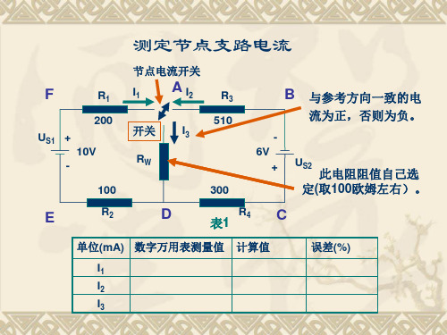 实验一基尔霍夫定律ppt课件