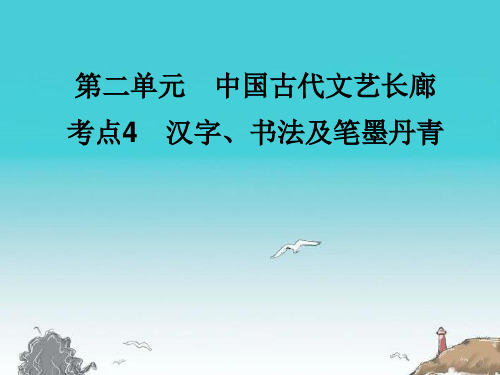 最新-2018届高考历史一轮复习讲议 34 汉字、书法及笔墨丹青课件  精品 