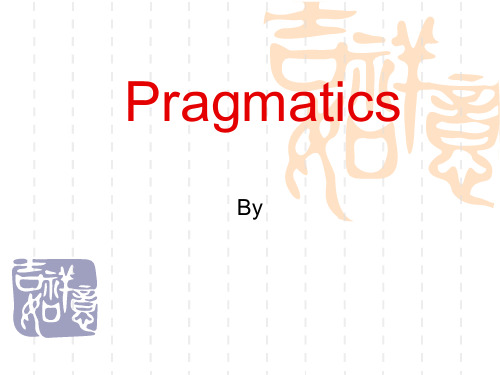 Pragmatics