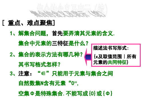 高一数学集合的含义与表示课件(中学课件201911)