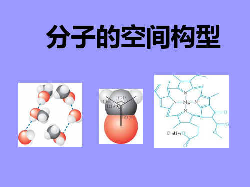 杂化轨道与分子的空间构型基本要点