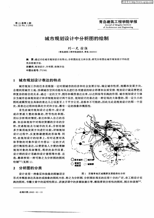 城市规划设计中分析图的绘制