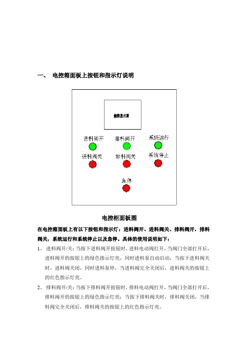 厌氧发酵罐操作说明(供参考)