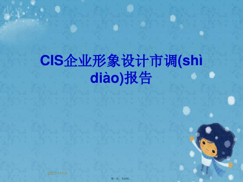 CIS企业形象设计市调报告