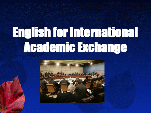 introduction to academic english