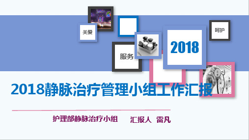 2018静脉治疗小组工作总结