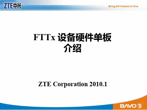 FTTx设备硬件单板介绍1