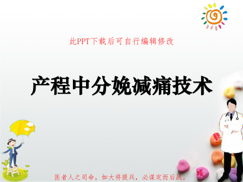 产程中分娩减痛技术PPT课件