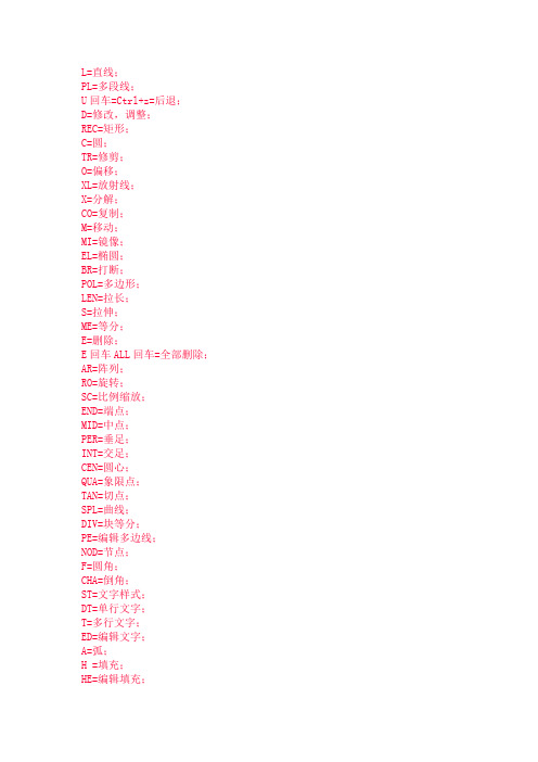 CAD制图代码
