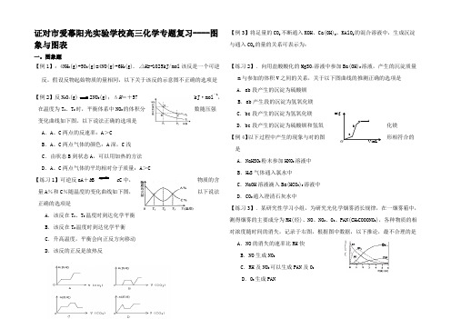 高三化学专题复习图表结合型计算