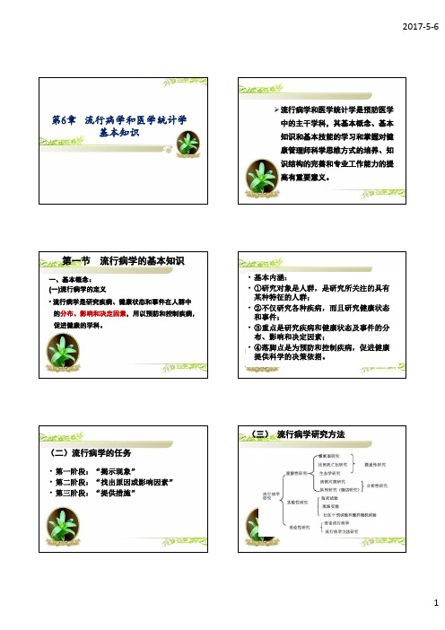 健康管理师 流行病学和医学统计学 