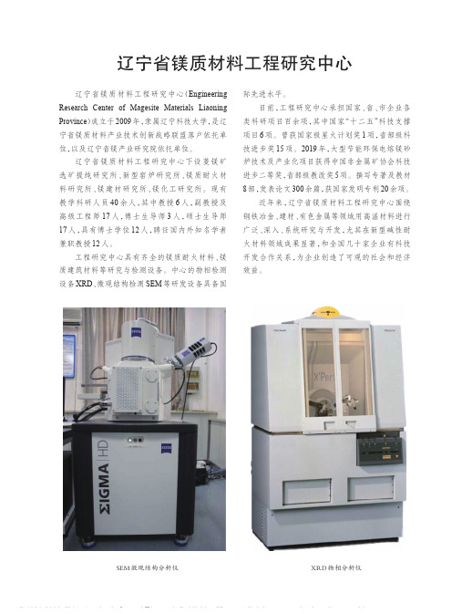 辽宁省镁质材料工程研究中心