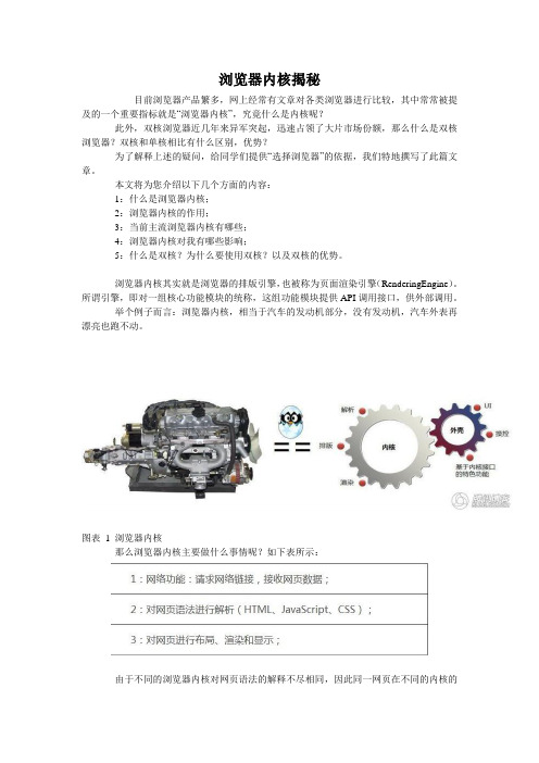 浏览器内核详解