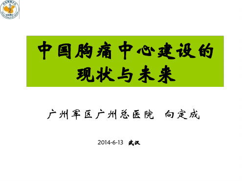 中国胸痛中心建设的现状与未来精讲