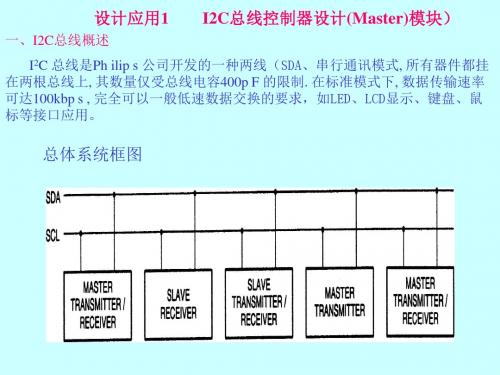 I2C设计(Master)