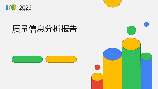 质量信息分析报告