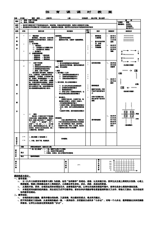 小学体育课件正面下手发球课件