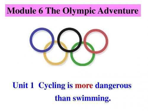 Unit 1 Cycling is more dangerous than swimming.