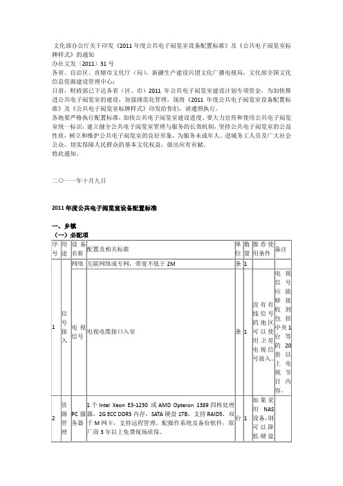 “公共电子阅览室建设计划百题知识竞赛”相关文件 办社文发〔2011〕31号