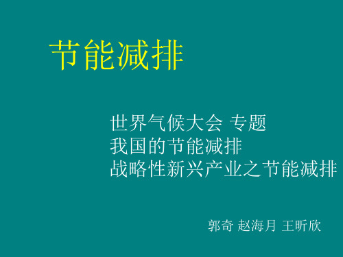 节能减排完稿ppt课件