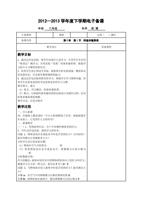 10.2阿基米德原理