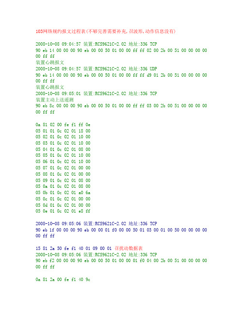 南瑞继保网络103报文实例_3375