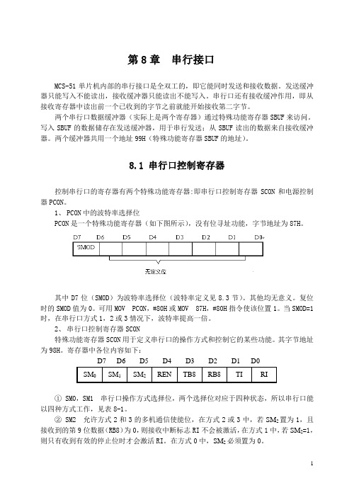 51单片机 串行接口