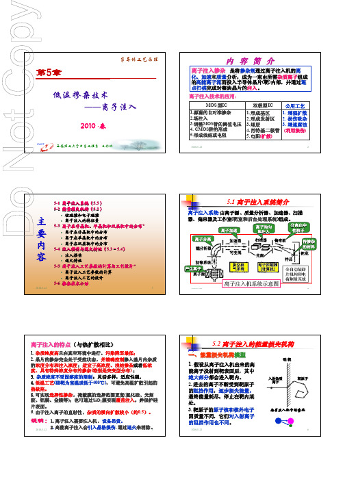 离子注入(PDF课件)