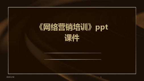 《网络营销培训》ppt课件(2024)