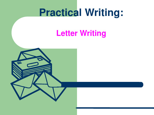 letterwriting(共22张PPT)