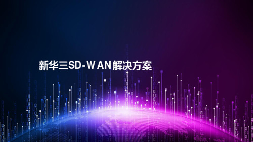 新华三SD-WAN解决方案