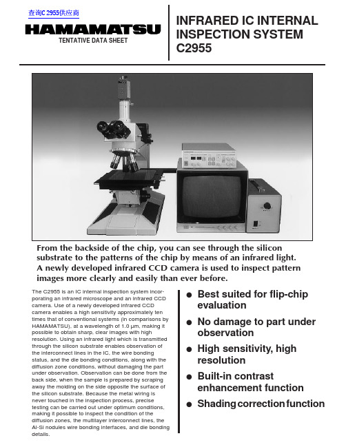 HAMAMATSU C2955 数据手册