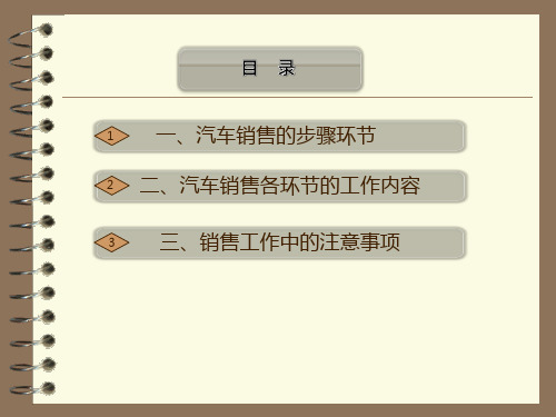 4.4.1汽车销售流程