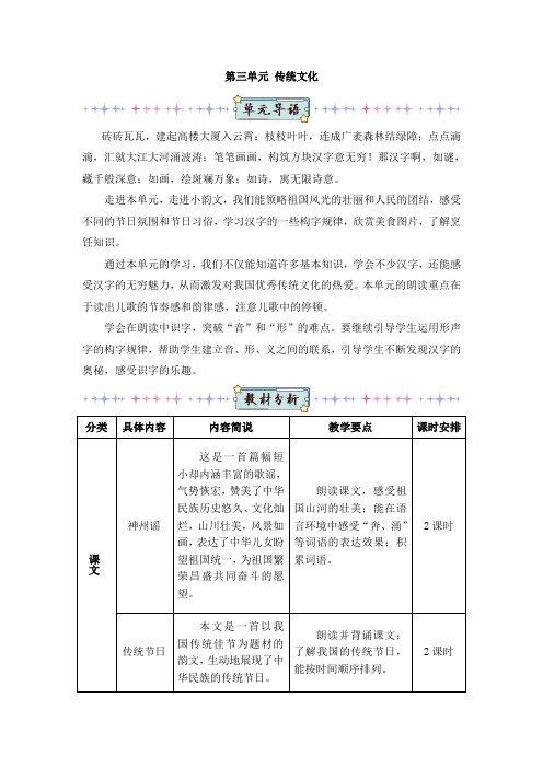 部编版二年级下册识字神州谣共第二课时教案完整版