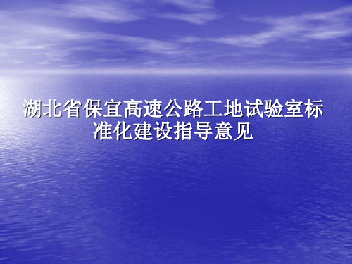 工地试验室标准化建设PPT(共 67张)