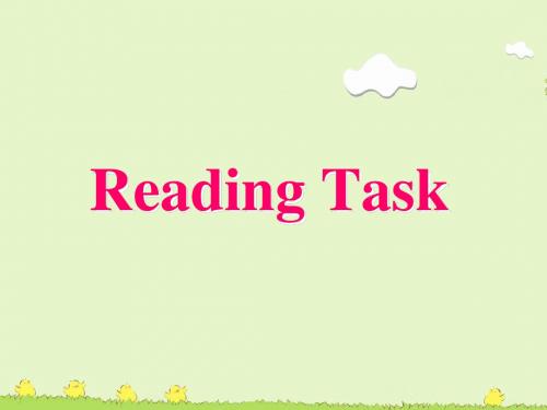 人教版高中英语必修5Unit3课件Reading task