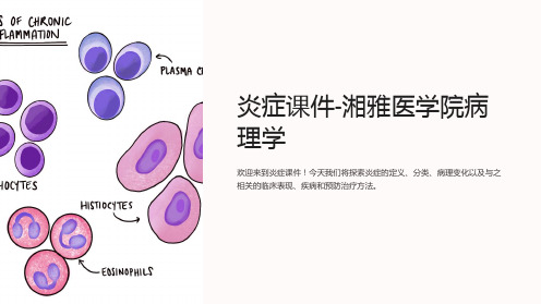 炎症课件-湘雅医学院病理学