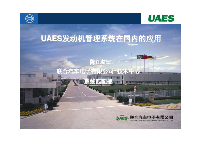 UAES 电喷系统在中国的应用