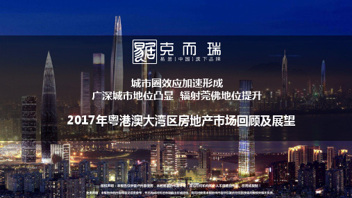 2017年粤港澳大湾区房地产市场年报