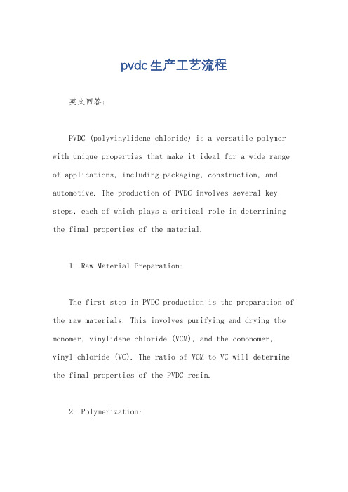 pvdc生产工艺流程