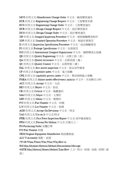 工作方面英语