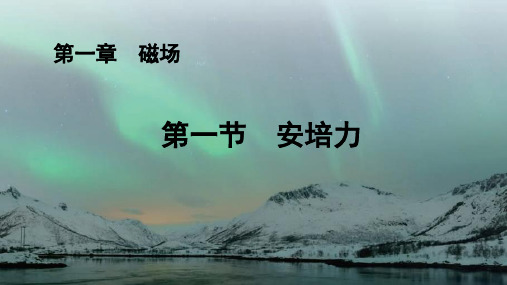 1-1安培力 课件-高二下学期物理粤教版(2019)选择性必修第二册