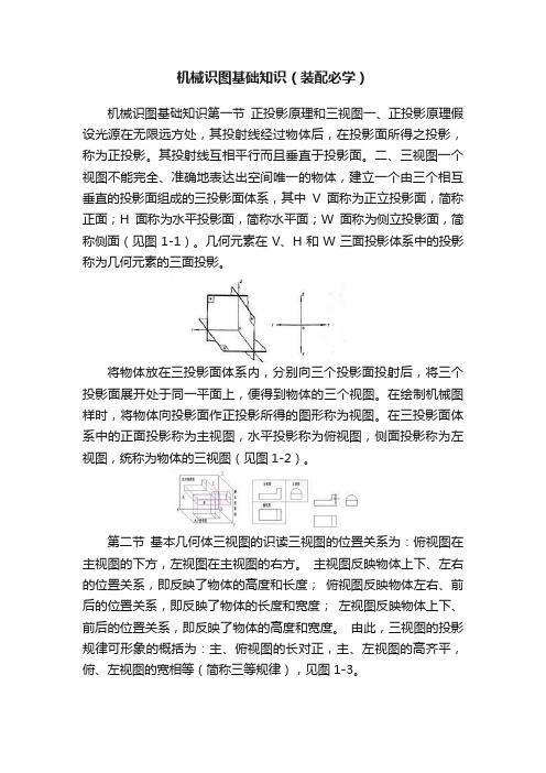 机械识图基础知识（装配必学）