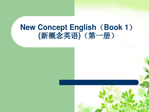 新概念英语第一册第49-50课lesson49-50课件