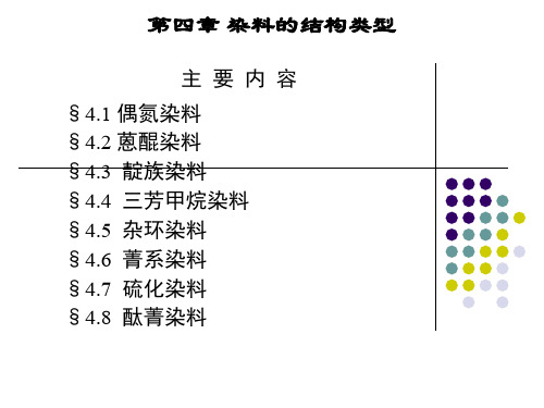 染料的结构类型